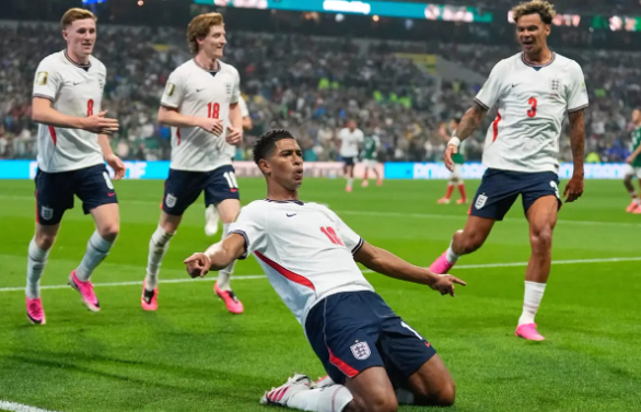 Bellingham Menggila, Inggris Bangkit Dramatis dan Melaju ke Semifinal Piala Dunia